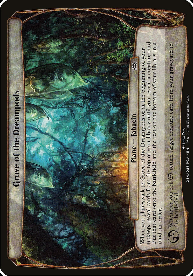 (Oversized Plane) Grove of the Dreampods [Planechase Anthology Planes]