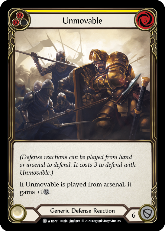Unmovable (Yellow) [U-WTR213] (Welcome to Rathe Unlimited) Unlimited Normal