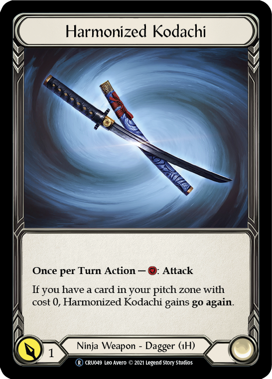 Harmonized Kodachi [U-CRU049] (Crucible of War Unlimited) Unlimited Rainbow Foil