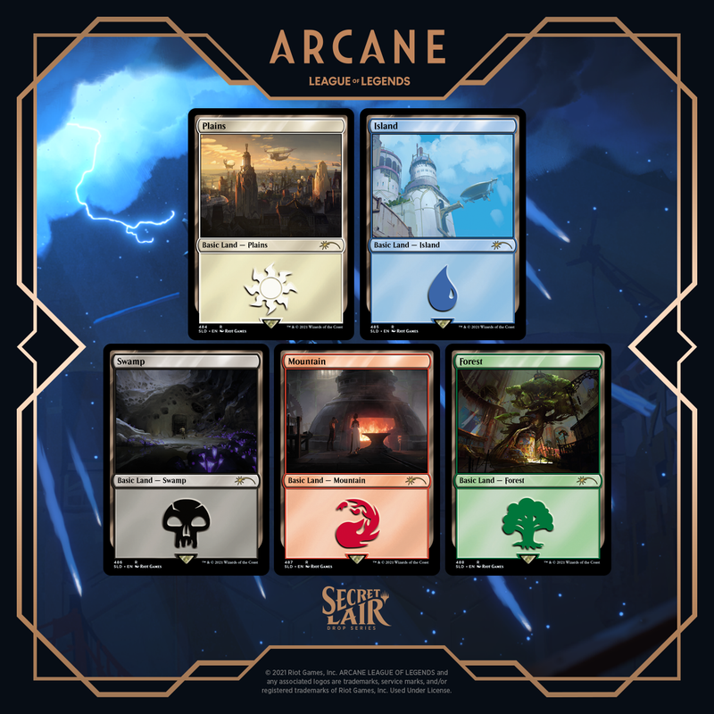 Secret Lair: Drop Series - Secret Lair x Arcane: Lands (Non-Foil Edition)