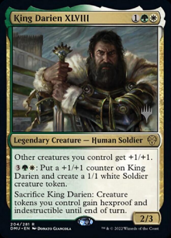 King Darien XLVIII (Promo Pack) [Dominaria United Promo Pack]