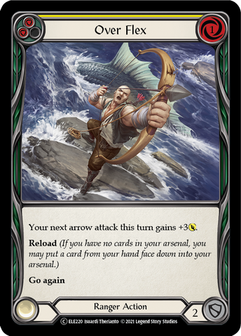 Over Flex (Yellow) [U-ELE220] (Tales of Aria Unlimited) Unlimited Rainbow Foil