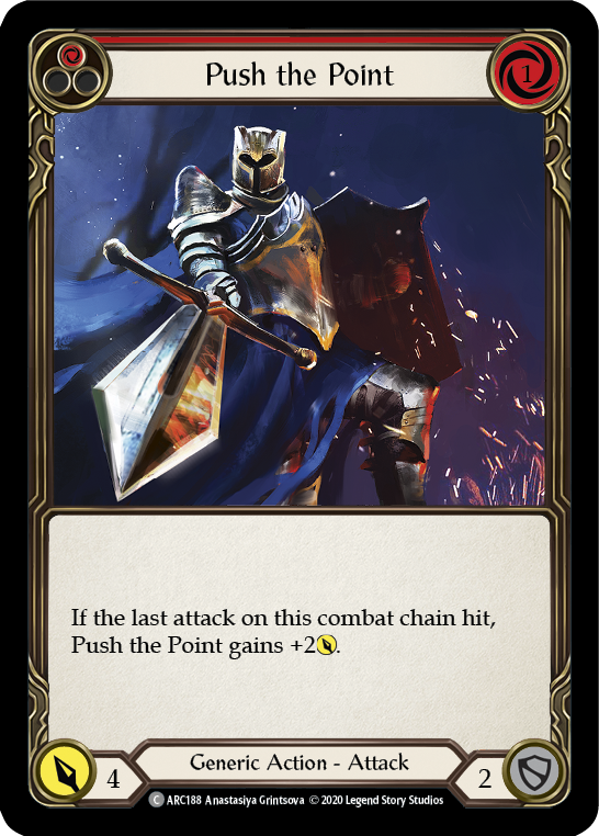 Push the Point (Red) [U-ARC188] (Arcane Rising Unlimited) Unlimited Normal