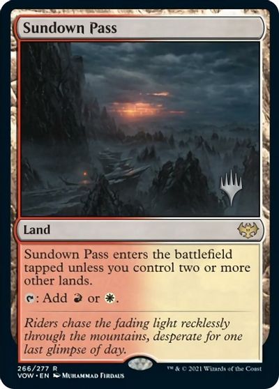 Sundown Pass (Promo Pack) [Innistrad: Crimson Vow Promo Pack]