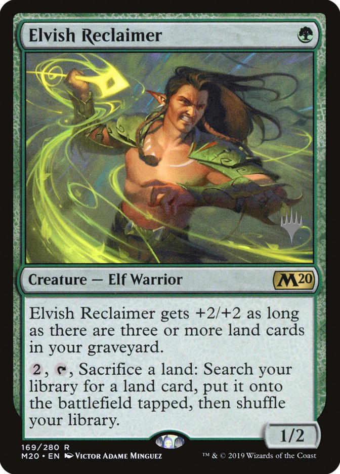 Elvish Reclaimer (Promo Pack) [Core Set 2020 Promo Pack]