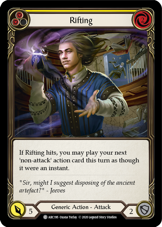 Rifting (Yellow) [U-ARC195] (Arcane Rising Unlimited) Unlimited Rainbow Foil