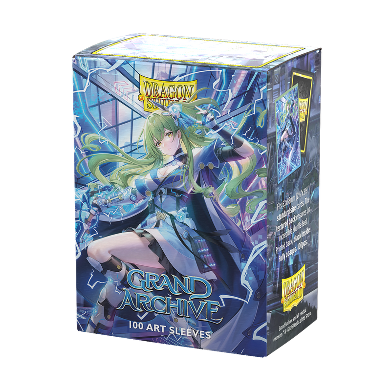 Dragon Shield: Standard 100ct Art Sleeves - Grand Archive (Lorraine, Arclight Saber - Matte)