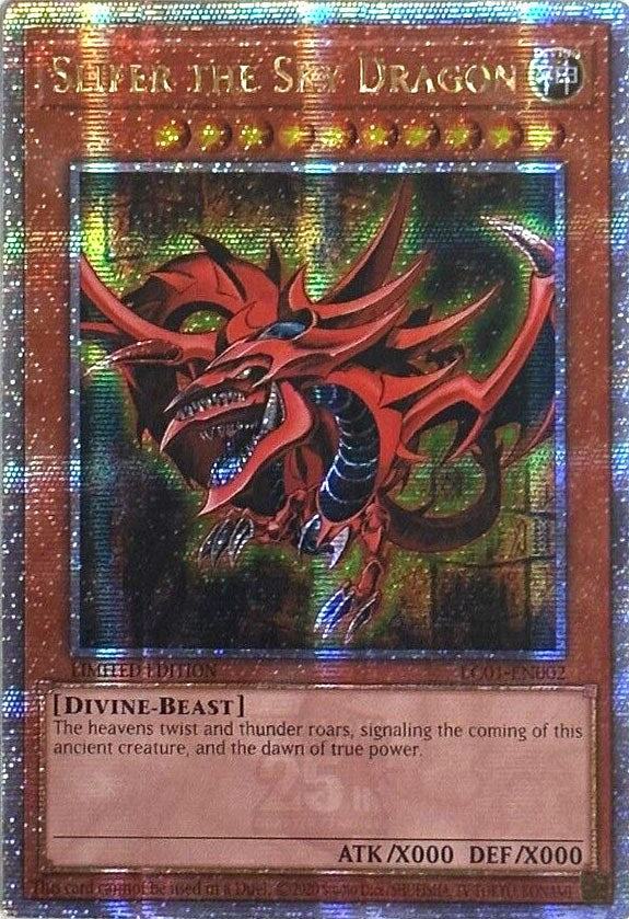 yugioh 25th anniversary rare cards Slifer the Sky Dragon (25th Anniversary) [LC01-EN002] Quarter Century –  Fusion Gaming