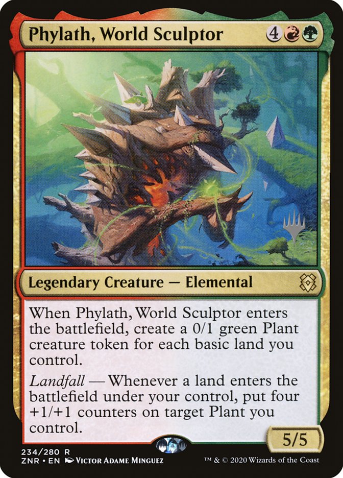 Phylath, World Sculptor (Promo Pack) [Zendikar Rising Promo Pack]