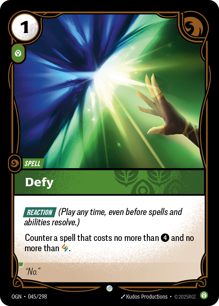 front of card Defy [Origins] #045