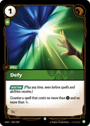 front of card Defy [Origins]