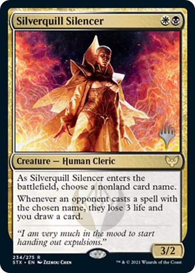 Silverquill Silencer (Promo Pack) [Strixhaven: School of Mages Promo Pack]