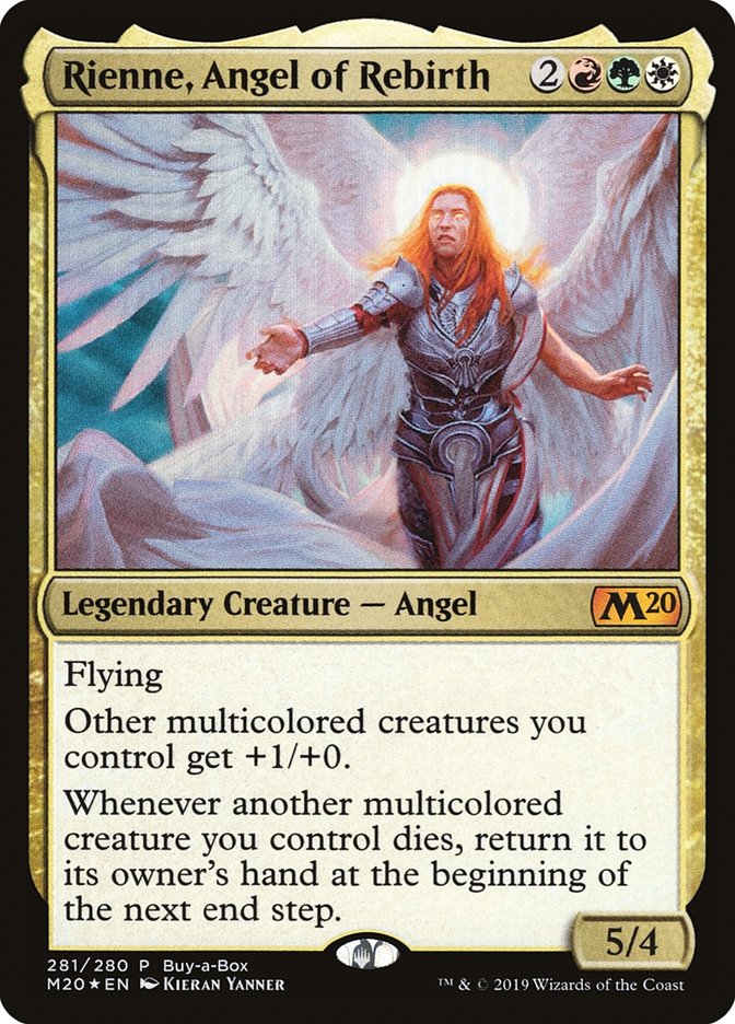 Rienne, Angel of Rebirth (Buy-A-Box) [Core Set 2020 Promos]