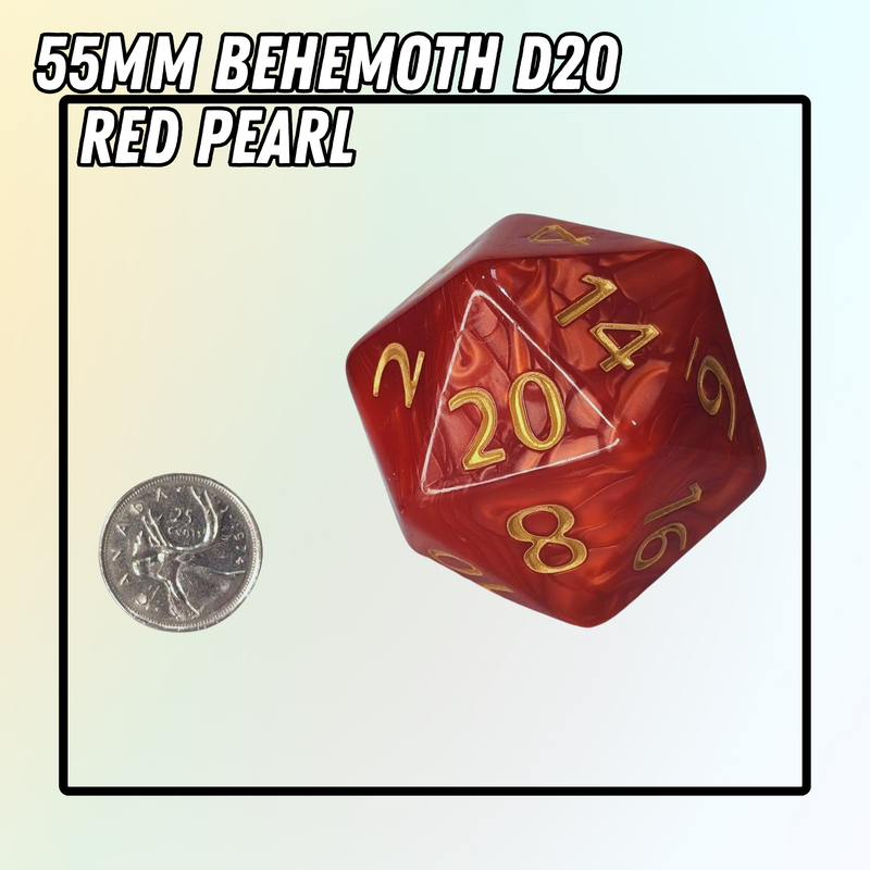 55mm Behemoth D20 - Red Pearl