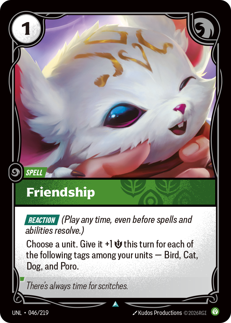 front of card Friendship [Unleashed] 046/219