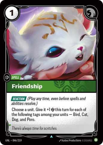 front of card Friendship [Unleashed] 046/219