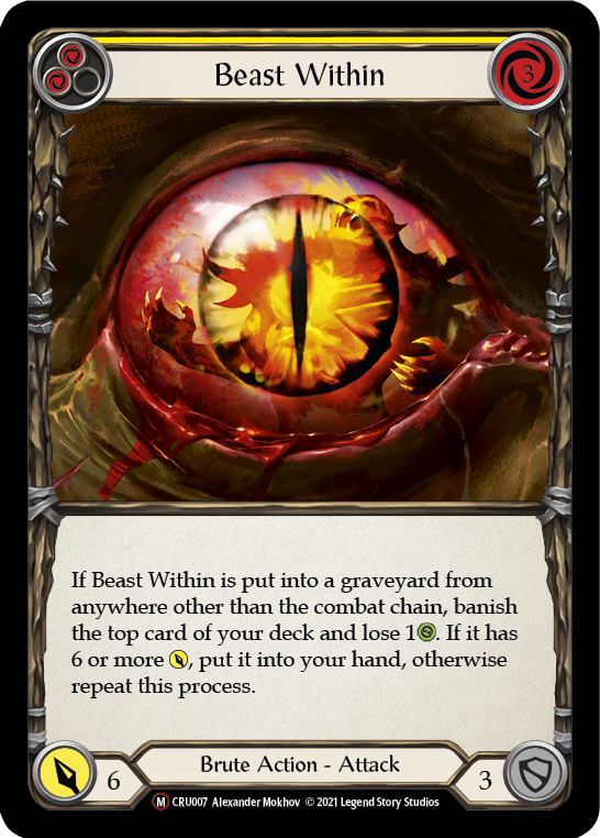 Beast Within [U-CRU007] (Crucible of War Unlimited) Unlimited Normal