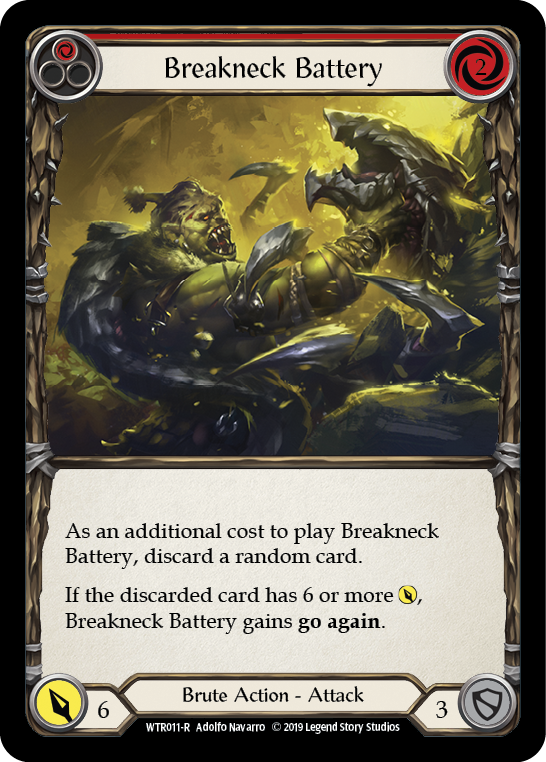 Breakneck Battery (Red) [WTR011-R] (Welcome to Rathe) Alpha Print Normal