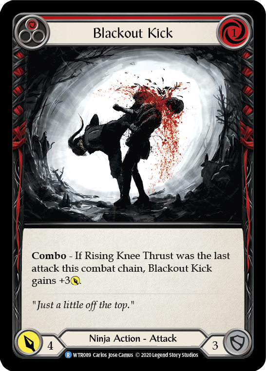 Blackout Kick (Red) [U-WTR089] (Welcome to Rathe Unlimited) Unlimited Normal
