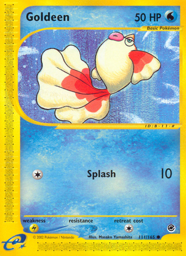 Goldeen (111/165) [Expedition: E-Card Base Set]