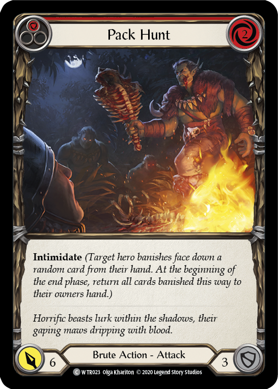 Pack Hunt (Red) [U-WTR023] (Welcome to Rathe Unlimited) Unlimited Rainbow Foil