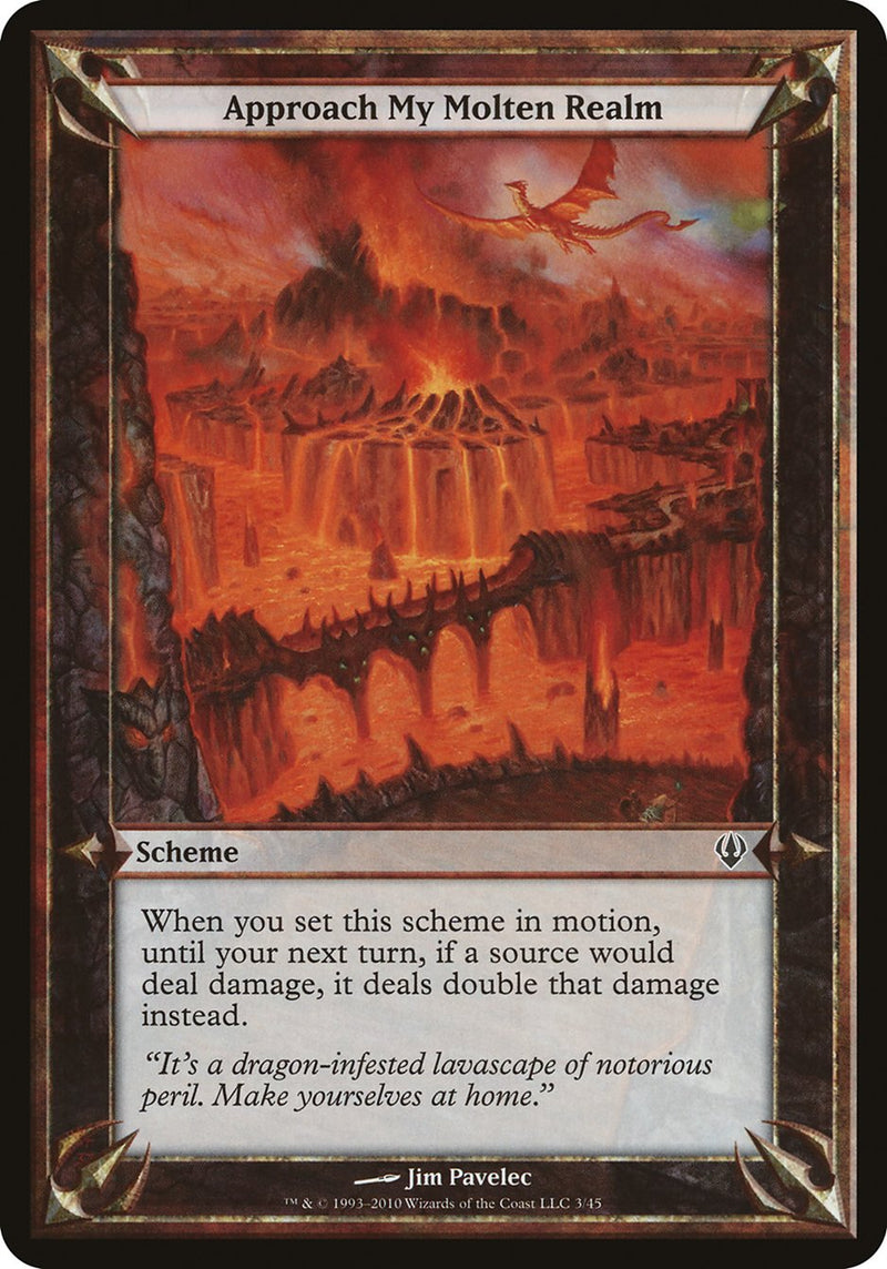 (Oversized Schemes) Approach My Molten Realm [Archenemy Schemes]