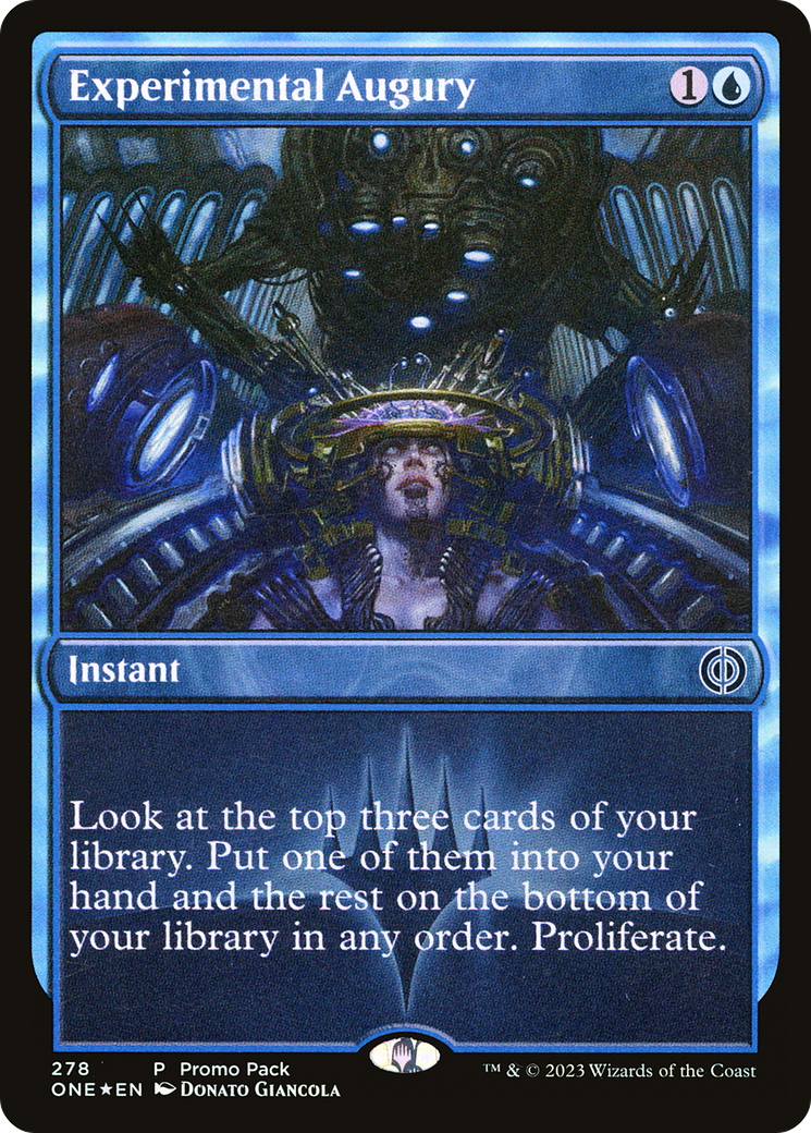 Experimental Augury (Promo Pack) [Phyrexia: All Will Be One Promo Pack]