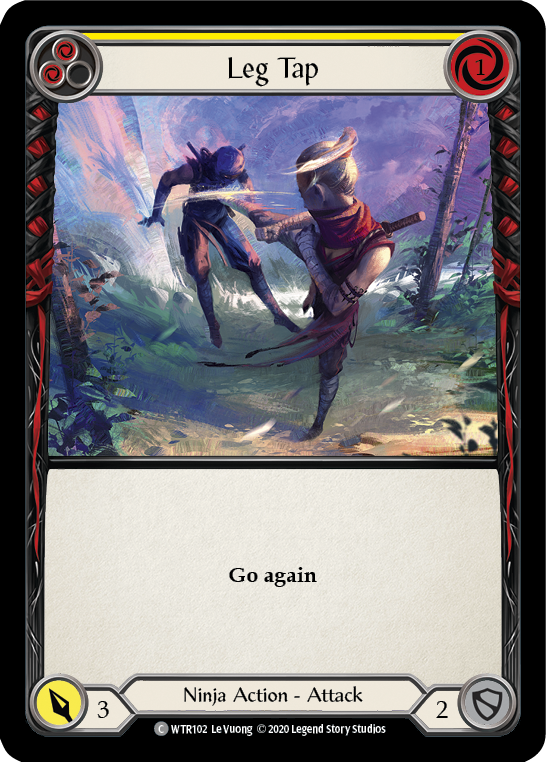 Leg Tap (Yellow) [U-WTR102] (Welcome to Rathe Unlimited) Unlimited Rainbow Foil