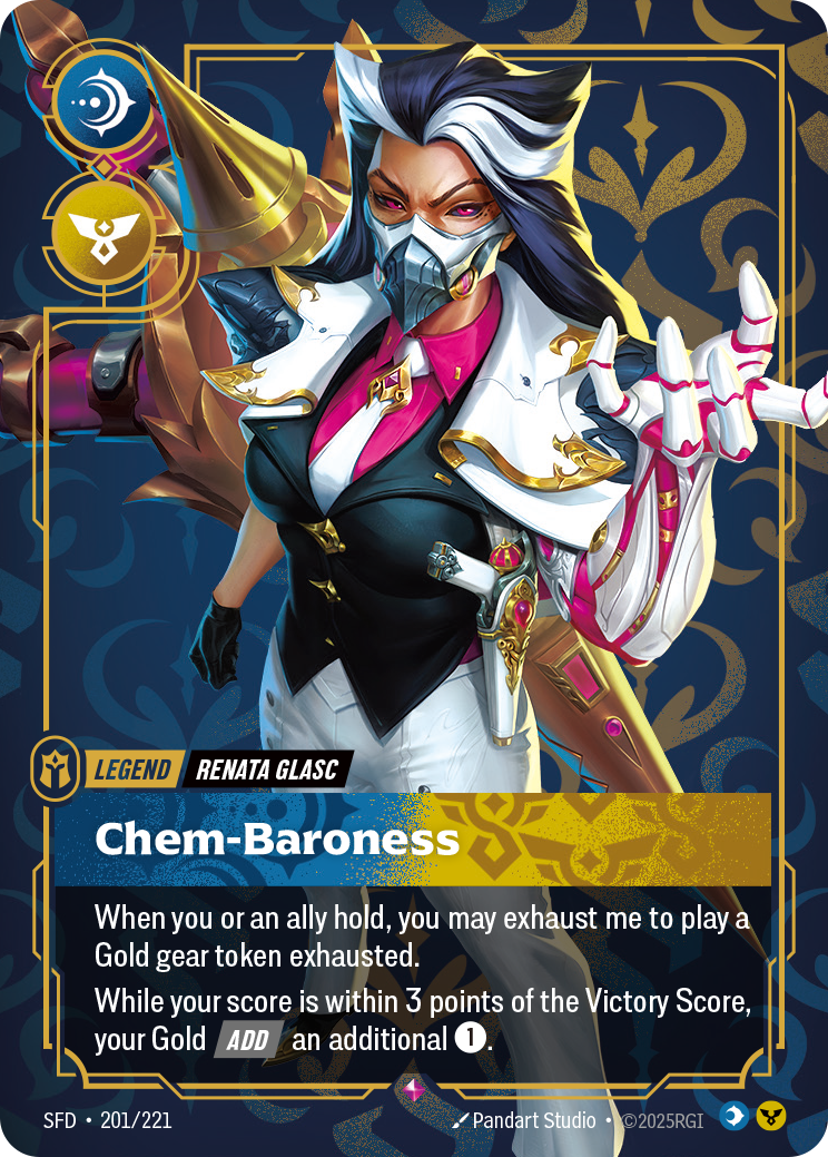 front of card Renata Glasc, Chem-Baroness [Spiritforged] 201/221