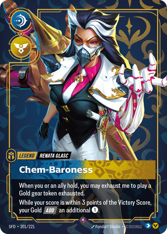 front of card Renata Glasc, Chem-Baroness [Spiritforged] 201/221