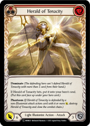 Herald of Tenacity (Red) [U-MON023-RF] (Monarch Unlimited) Unlimited Rainbow Foil
