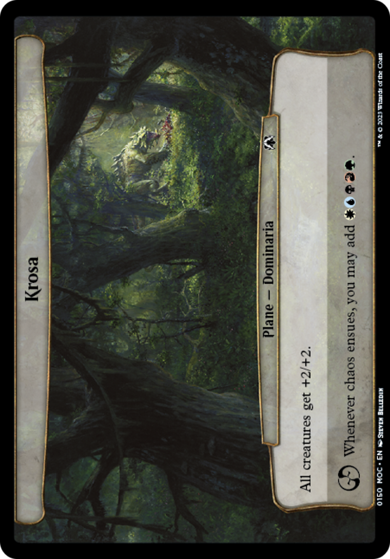 (Oversized Plane) Krosa [March of the Machine Commander Planes]