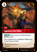 front of card Against the Odds [Spiritforged] 001/221