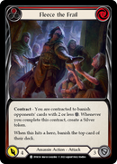 Fleece the Frail (Red) [DYN136] (Dynasty) Rainbow Foil