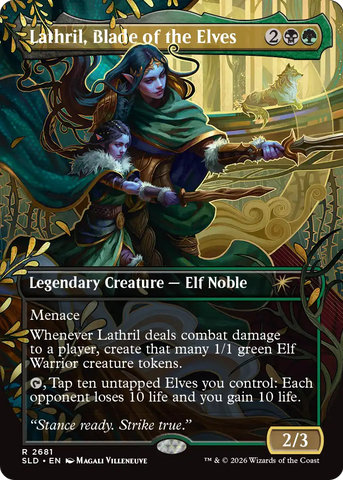 Lathril, Blade of the Elves (2681) [Secret Lair Drop Series]