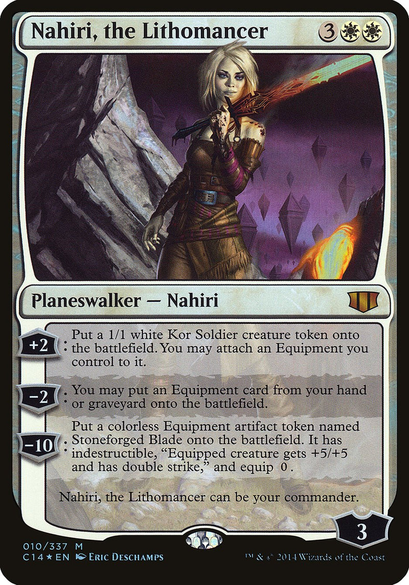 (Oversized) Nahiri, the Lithomancer [Commander 2014 Oversized]