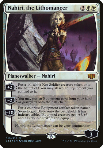 (Oversized) Nahiri, the Lithomancer [Commander 2014 Oversized]