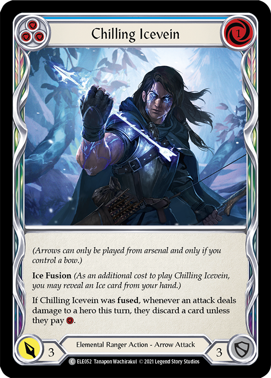 Chilling Icevein (Blue) [ELE052] (Tales of Aria) 1st Edition Normal