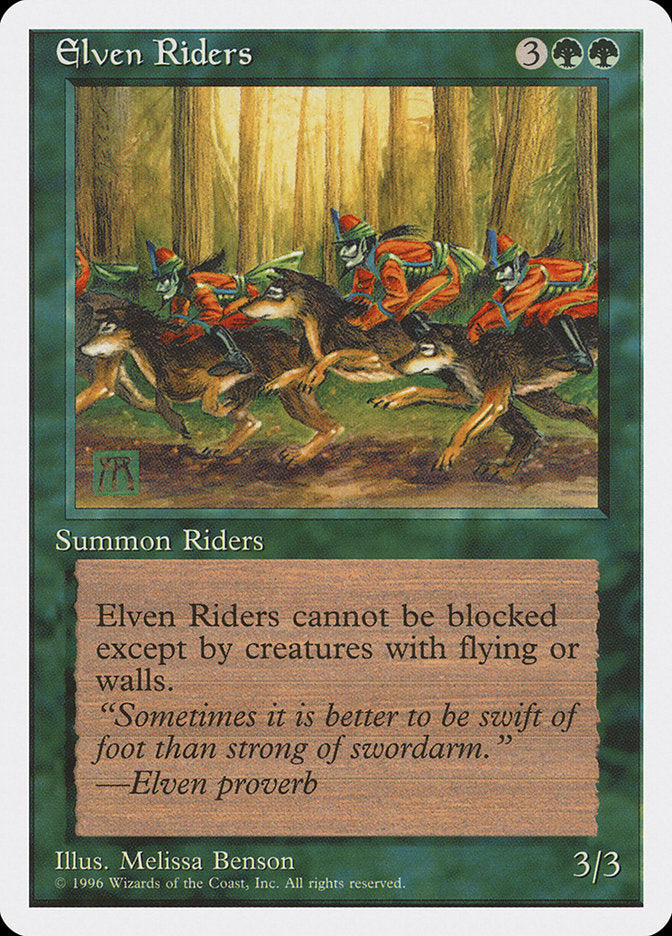 Elven Riders (4th Ed 1996 Dated) [Introductory Two-Player Set]