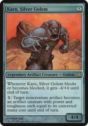 (Oversized) Karn, Silver Golem [Commander's Arsenal Oversized]