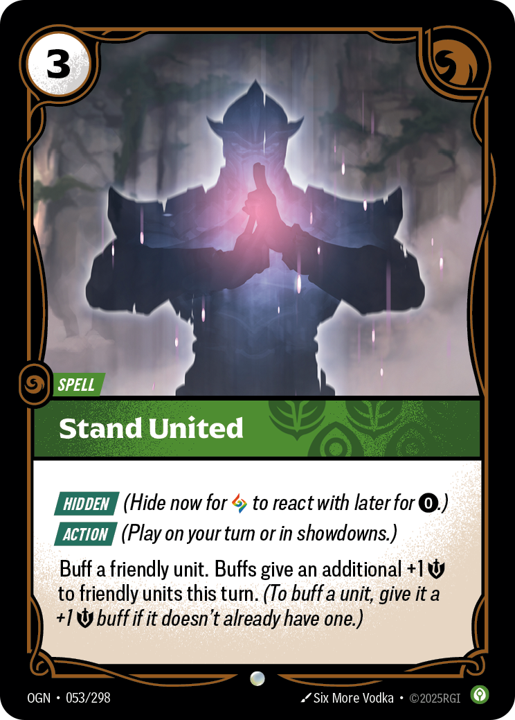front of card Stand United [Origins]