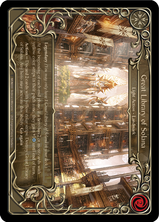 Great Library of Solana [U-MON000-RF] (Monarch Unlimited) Unlimited Rainbow Foil