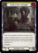 Oath of the Arknight (Yellow) [U-ARC092] (Arcane Rising Unlimited) Unlimited Rainbow Foil