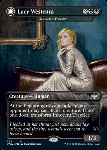 Lucy Westenra // Lucy, Arisen Vampire - Innocent Traveler // Malicious Invader [Innistrad: Crimson Vow]