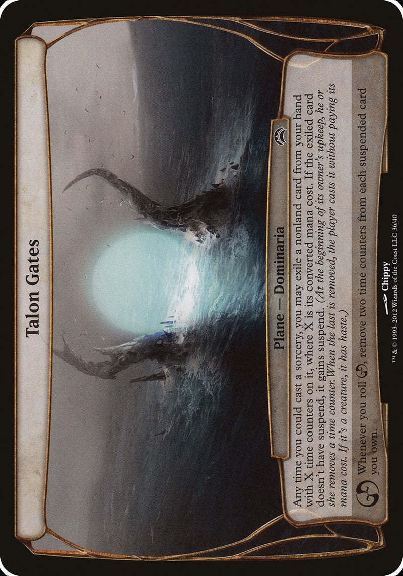 (Oversized Plane) Talon Gates [Planechase 2012]