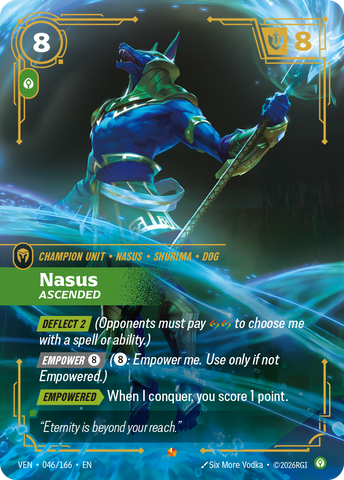 front of card Nasus, Ascended [Vendetta] 046/166