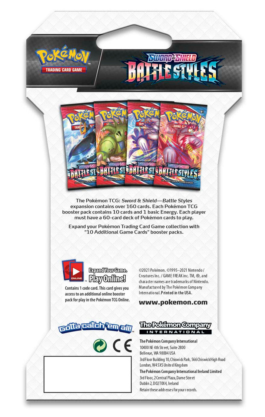 Sword & Shield: Battle Styles - Sleeved Booster Pack (Rapid Strike Empoleon V)