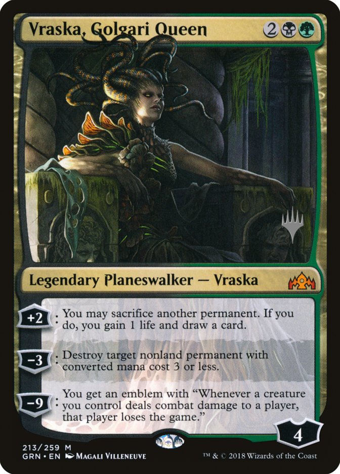 Vraska, Golgari Queen (Promo Pack) [Guilds of Ravnica Promo Pack]
