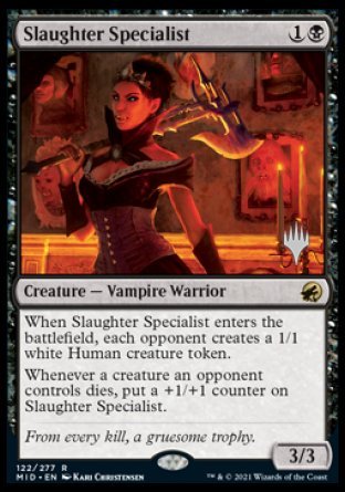 Slaughter Specialist (Promo Pack) [Innistrad: Midnight Hunt Promo Pack]