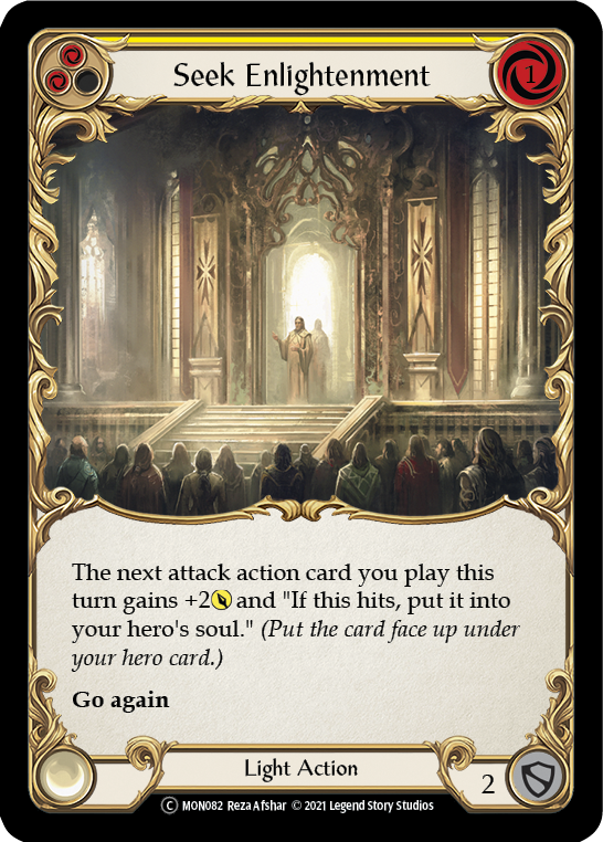 Seek Enlightenment (Yellow) [U-MON082] (Monarch Unlimited) Unlimited Normal